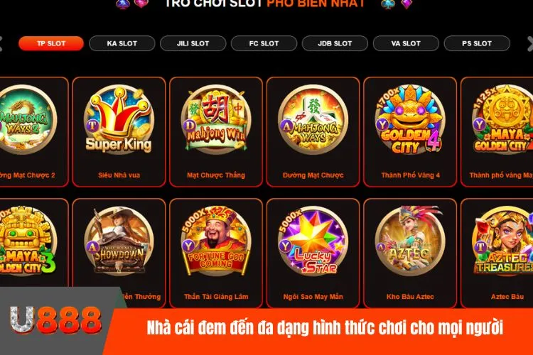 Nhà cái đem đến đa dạng hình thức chơi cho mọi người